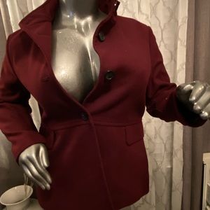 Deep Burgundy/Wine Color Coat
